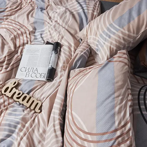 Комплект постельного белья Moon&Star Микросатин Premium Free Spirit King Size 220x240 наволочки 4х70х70 - фото 2