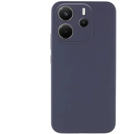 Чохол Lakshmi Silicone Cover Full Camera (AAA) для Xiaomi Redmi Note 14 4G (Int. version) Сірий / Dark Gray