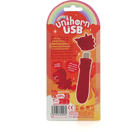 Віброкуля Unihorn USB Bullet - Blaze Diablo - фото 5