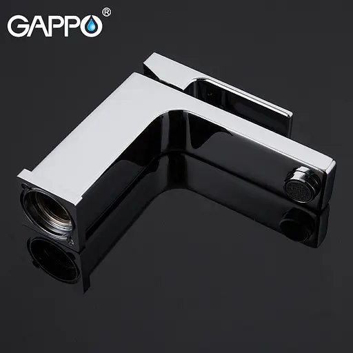 Смеситель для умывальника гайка Ø35 Gappo Futura 1/8 G1018 Белый - фото 3