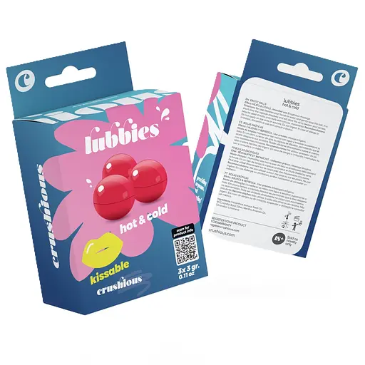 Массажные масляные шарики Crushious Lubbies с эффектом тепла и холода 3 шт. - фото 1