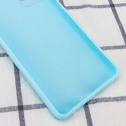 Силіконовий чохол Candy Full Camera для Xiaomi Poco F5 / Note 12 Turbo Бірюзовий / Turquoise - фото 3