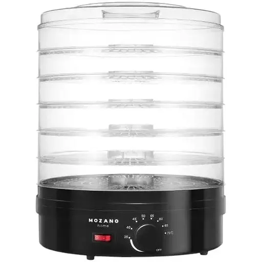 Сушилка-дегидратор для мяса и овощей Mozano AGD/SUS/03#CZA 500 Вт сито 28 см до 70 °C - фото 1