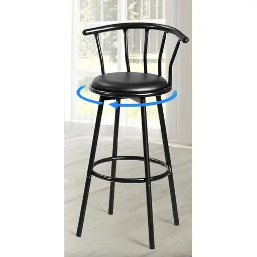 Комплект барних стільців Costway Pareo з спинкою - фото 8