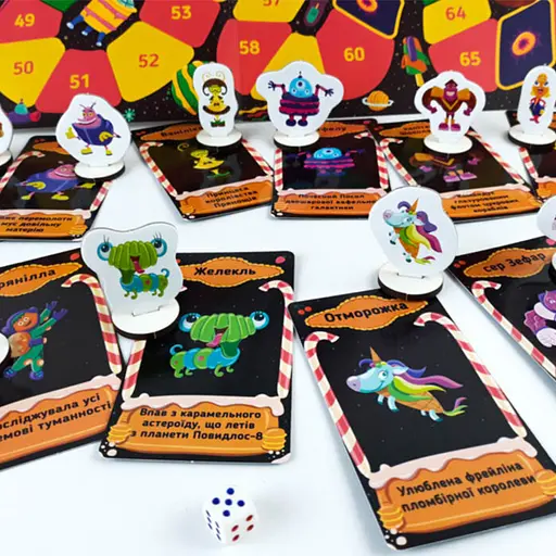 Настольная игра Zirka Вселенная Конфеткосмическая маршрутная игра (352276) - фото 4