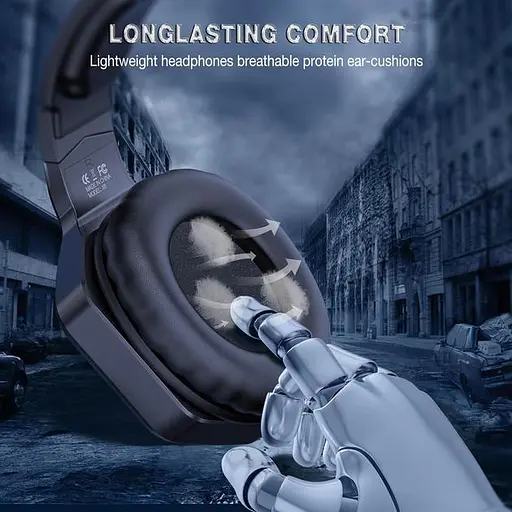 Проводная игровая гарнитура Onikuma Gaming  with RGB X8, USB, 3.5mm, 2.2m, black - фото 3