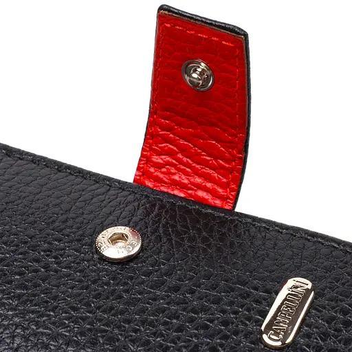Мужской кожаный кошелек Canpellini 9.7х11х1 см acs0025726 - фото 3