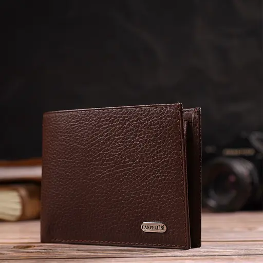 Мужской кожаный кошелек Canpellini 11.5х9.5х2 см acs0025681 - фото 6