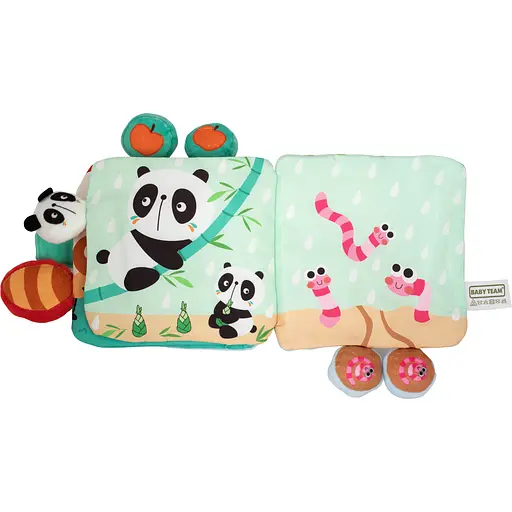 Текстильна іграшка-книжка Baby Team з брязкальцем (8721) - фото 5