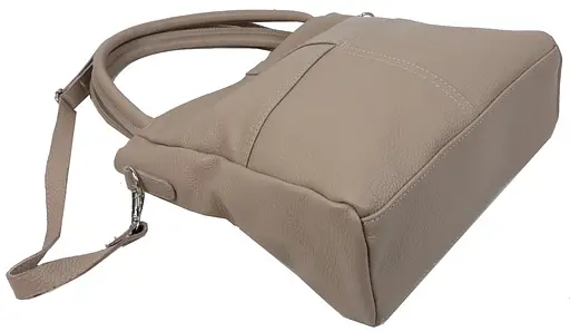 Женская кожаная сумка на двух ручках Borsacomoda 29х28х10 см sum0026802 - фото 6