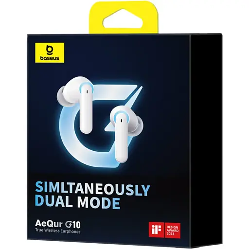 Навушники Baseus AeQur G10 True Wireless Earphones Stellar White - фото 2