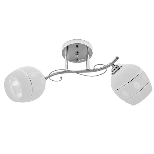 Люстра стельова Brille в спальню E27 60W CH (LK-589C/2)