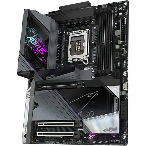 Материнська плата Gigabyte Z890 AORUS MASTER s1851 Z890 4xDDR5 M.2 USB Type-C Wi-Fi BT ATX - фото 3