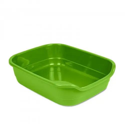 Туалет Природа Comfort L для кошек 49х39х15 см (зеленый) - фото 4