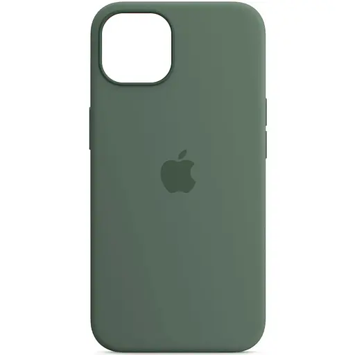 Чехол Epik Silicone case AAA with Magsafe and Animation для Apple iPhone 13, 6.1 Зеленый/Eucalyptus - фото 2