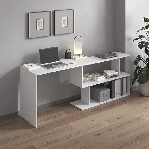 Cтол компьютерный Vays поворотный письменный cтол трансформер M-41 Белый - фото 2