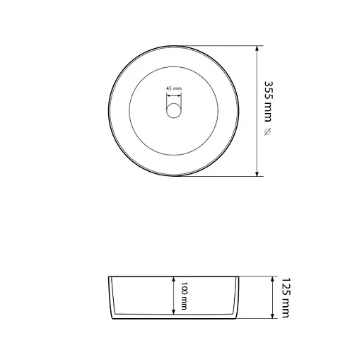 Умивальник VBI Prato lavender matt накладний VBI-011412, Синій - фото 3