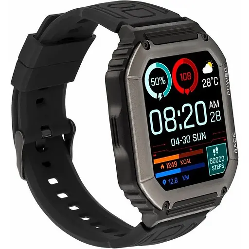 Смарт-годинник Gelius Pro Tactical Navy GP-SW007 IP68 black (Global) - фото 5