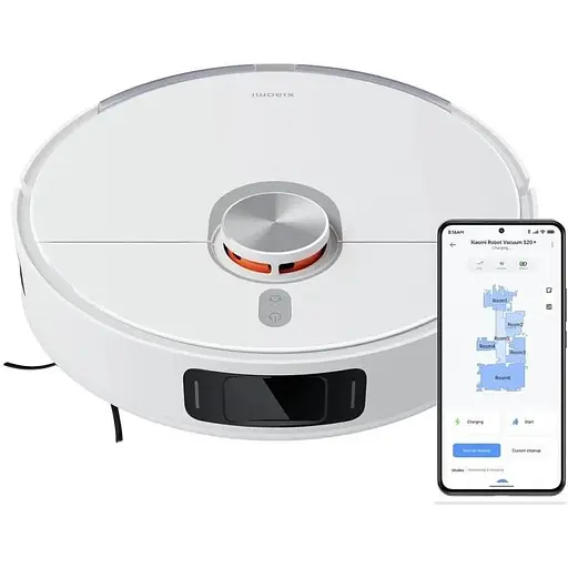Робот-пылесос с влажной уборкой Xiaomi Robot Vacuum S20+ White