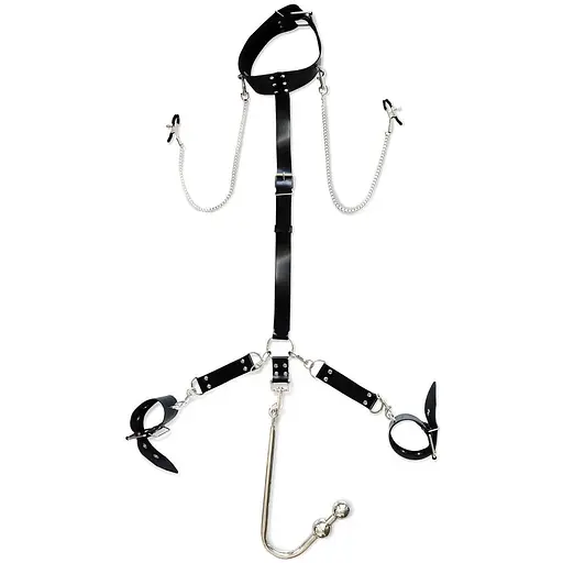 Бондажный набор с металлическим анальным крюком №3 Art of Sex Beatrice Bondage set with anal hook №3