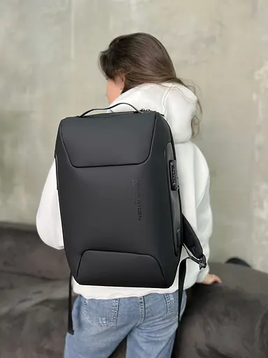 Рюкзак Mark Ryden для ноутбука 15.6 дюймов MR9116 с кодовым замком и USB-портом Черный - фото 6