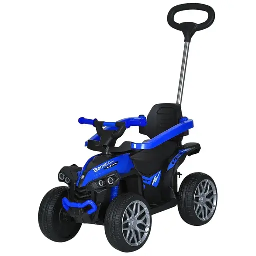 Електромобіль дитячий Bambi Квадроцикл Racer M 5782EBLR-4 з пультом музикою та Bluetooth до 23 кг синій