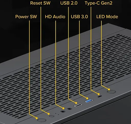 Корпус GameMax Leader TG (Leader TG) без блока питания - фото 11