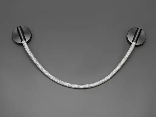 Современный, оригинальный светодиодный светильник шланг, 10Вт, цвет-черный - фото 2