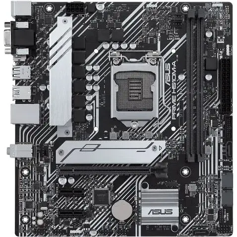 Материнская плата Asus Prime 1200 (H510) H510M-A, H510, 2xDDR4, Int.Video(CPU), 4xSATA3, 1xM.2, 1xPCI-E 16x 4.0, 2xPCI-E 1x 3.0, ALC8 4xUSB3.2/8xUSB2.0, VGA/HDMI/DP, MicroATX