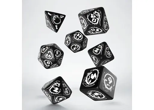 Набір кубиків Dragons Hematite Dice Set , 7 шт. (SDRA01) - фото 2