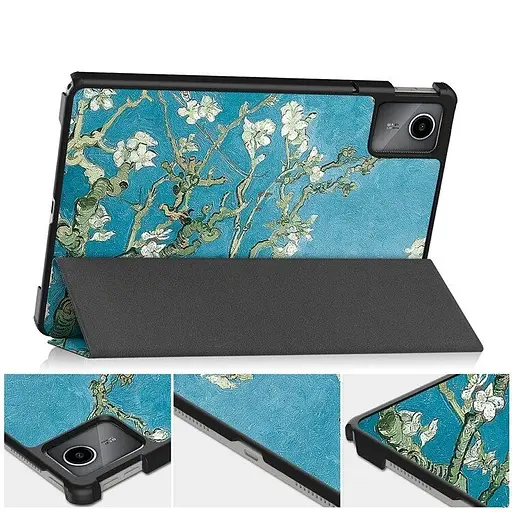 Чехол HardPrinted с рисунком Lenovo Tab M11 2024 TB330 TB331 Веточки миндаля - фото 2
