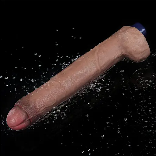 Вібратор Lovetoy Real Softee 10.5" 26.5 см коричневий - фото 11