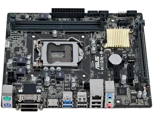 Материнська плата ASUS H110M-R (H110M-R) (Socket 1151, Intel H110, Micro-ATX) Б/в - фото 3