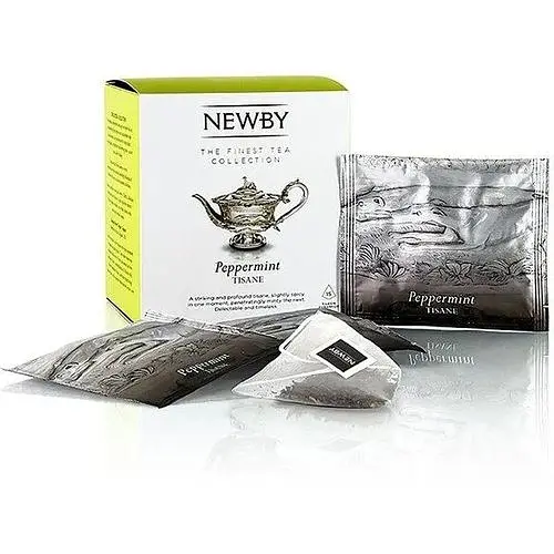 Чай трав'яний Newby Перцева м'ята в пірамідках 15 шт (600140A) - фото 1