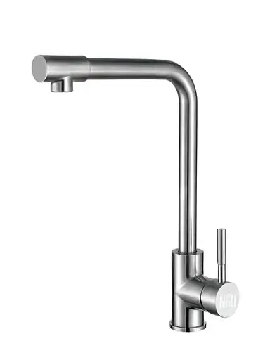 Комплект кухоннї мийки та змішувача з нержавіючої сталі NS-5742, Нержавіюча сталь - фото 3