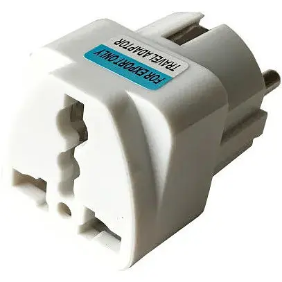 Мережевий перехідник з англ вилки Travel adaptor 220в