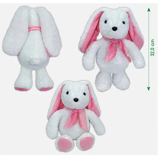 Іграшка м'яконабивна Зайченя МС 080501-17 рожеве - фото 2