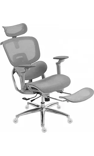 Офисное кресло GT Racer (B-816 White/Gray) - фото 5