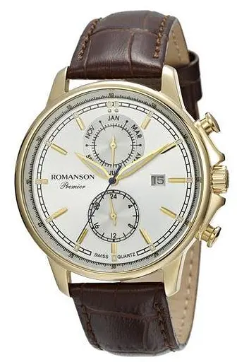 Часы Romanson PB3251FMG WH кварц. (мес.)***