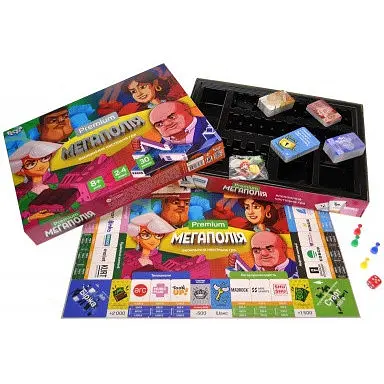 Настольная игра Danko Toys Монополия Мегаполия Premium G-MP-01-01U - фото 2