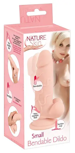 Фалоімітатор Orion Nature Skin Small Bendable 17 см тілесний - фото 10