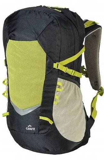 Спортивный рюкзак с дождевиком 30L Crivit черный с желтым Crivit Sports sum0028849 - фото 1