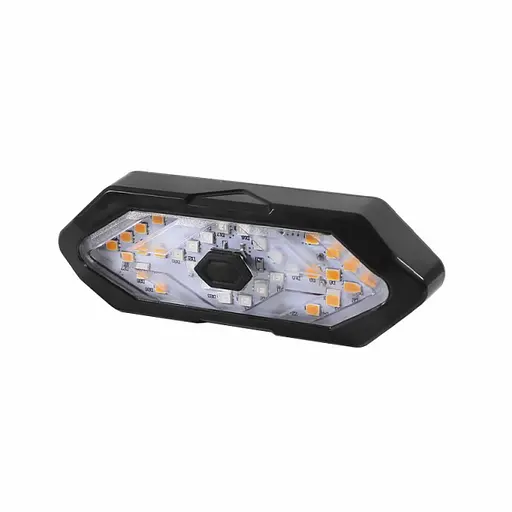 Велосипедная задняя фара (габарит) FY-1820 повороты + пульт + microUSB + 3 режима - фото 2