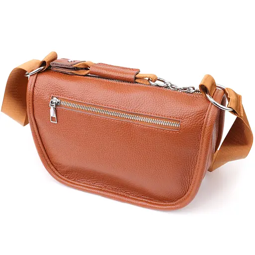 Полукруглая сумка для женщин Vintage из натуральной кожи 26х15х12 см sum0027613 - фото 2