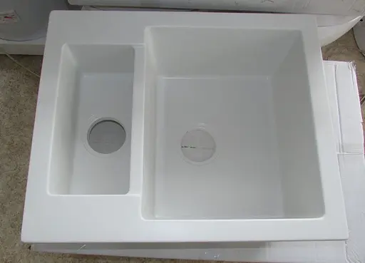 Кухонная мойка Fancy Marble Arizona белый 105060001 - фото 3