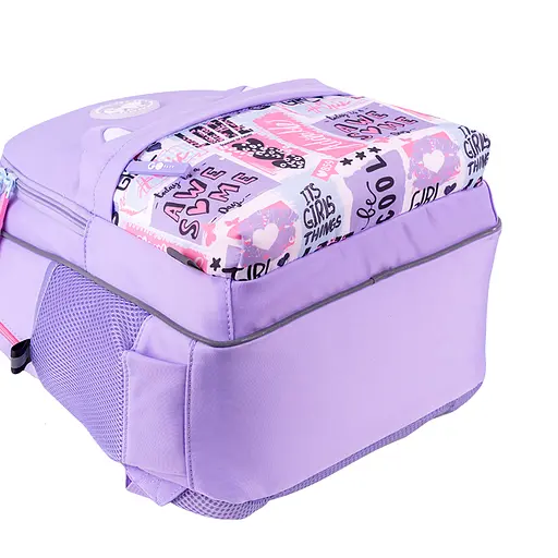 Рюкзак GoPack Education 182M Cute Ears Сиреневый (GO26-182M-4) - фото 8