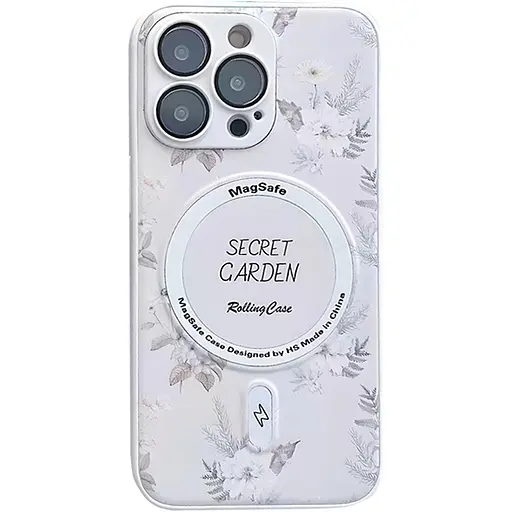 Чехол Epik TPU+PC Secret Garden with MagSafe для Apple iPhone 11 Pro 5.8 Белый
