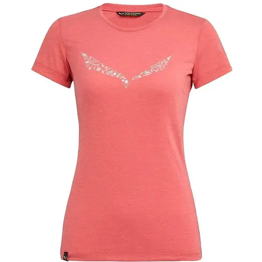 Футболка Salewa Solidlogo Dri-Release Wmn L Рожева (1054-013.002.6967)