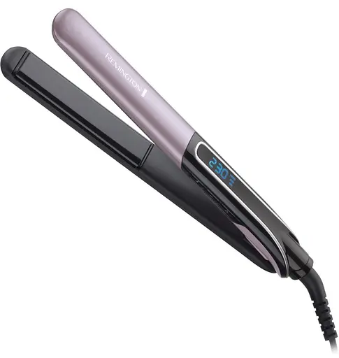Випрямляч Remington Sleek&Curl Expert, 45 Вт, температурних режимів 9, 150-230С, дисплей, кераміка, титан, сирово-чорний