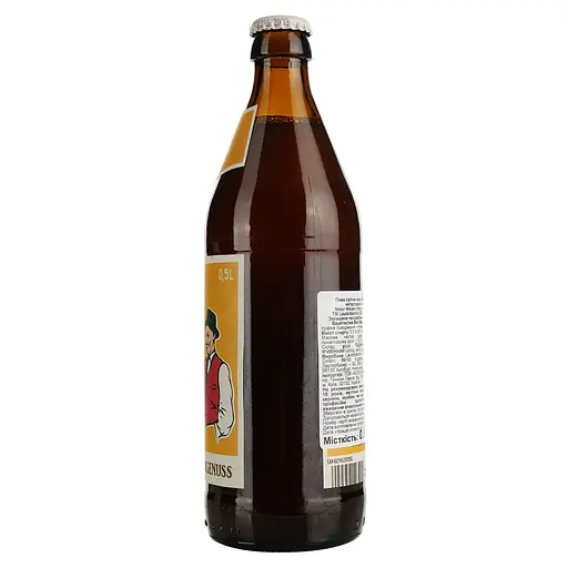 Пиво Lauterbacher Natur Weizen светлое нефильтрованное 5.3% 0.5 л  - фото 2
